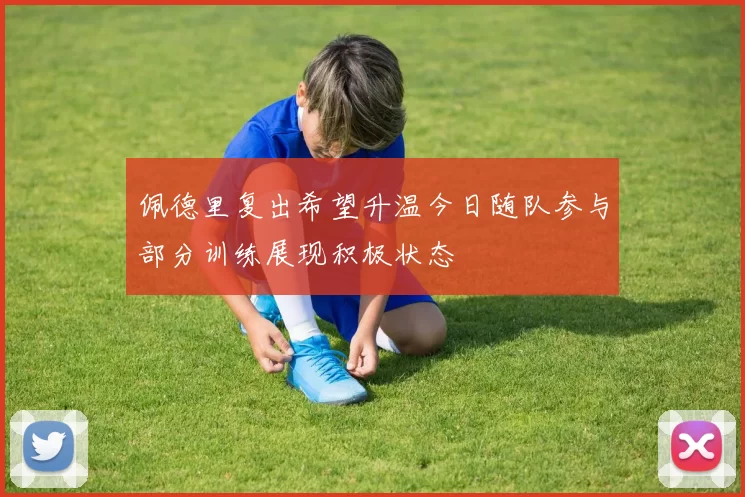 佩德里复出希望升温今日随队参与部分训练展现积极状态