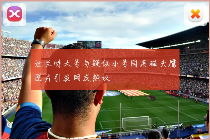 杜兰特大号与疑似小号同用猫头鹰图片引发网友热议